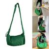 2023 Travel Pleated Crossbody Bags Solid Color Shoulder Bag for Women Trendy Bag