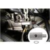 1/8NPT for M10X1 with Side Hole Car Fuel Pressure Sensor Tee Adapter Feed Line Gauge T Port Fitting -Male Female