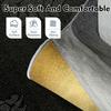 Large Abstract Soft Velvet Area Mat Non Slip Machine Washable Thick Plush Mat Gray Blue Black Golden for Living Room Office