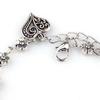 Boho Women Flower Heart Pendant Ankle Foot Bracelet Barefoot Sandal Anklet