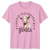 Easily Distracted By Goats TShirt Goat Lover Farming Gift For Him And Her