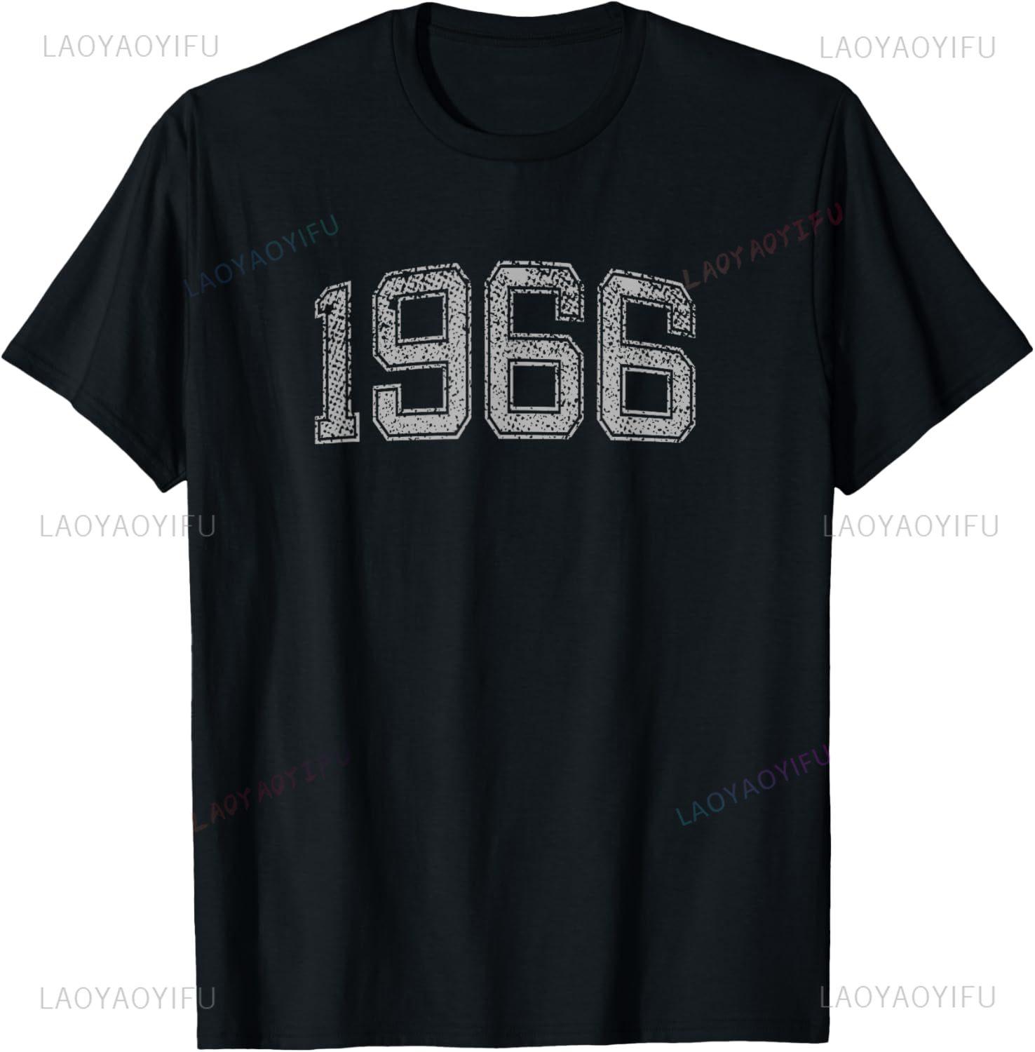 Vintage 1966 59th Birthday Gift Retro 59 Years Old TShirt Print Original Design Gifts T Shirts Funny Shirt Customizable Camisas S