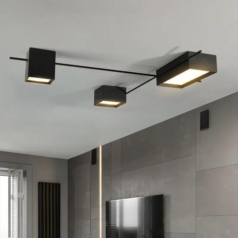 Nordic Modern LED Ceiling Light For Living Dining Room Bedroom Home Decor  Minimalist Indoor Lighting Fixture Chandeliers Luster