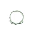 Excellent HERMES Ring Saintur Silver SV925 Women 48 Used