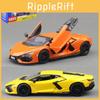 Lamborghini Revuelto Leichtmetall-Automodell mit aufklappbaren Türen und Lichtern für Sammler