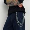 Tassel Pearl Waist Chain Turquoise Pants Chain Retro Punk Belt Chain  Jeans