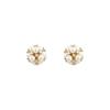 Elegant Rhinestone and Pearl Stud Earrings for Women - Retro French Popcorn Design, Exquisite and Versatile Accessories