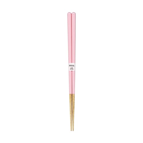 Tanaka Hashiten Catharsis Chopsticks, 23cm, Pink, Dishwasher Safe, Non-Slip, Made In Japan, Wooden, Easy To Hold, Simple Design, Stylish, Cute, Easy T