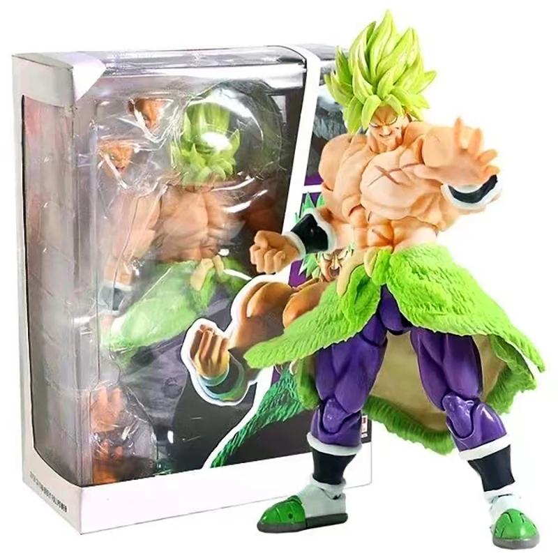 Figurine d'action 16cm Dragon Ball Super Saiyan 3 Goku SHF Anime Mobile PVC Poupée de Collection Figurine Kakarotto Son Goku Modèle Jouets