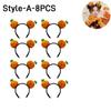 16PCS Halloween Spooky Pumpkin Hair Bands Quirky cute wash face headband women 2025 Halloween Party Hairpin Decoration Headpiece