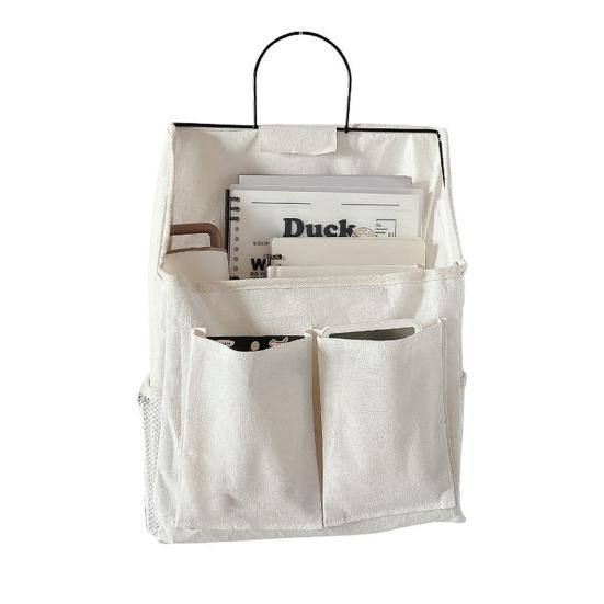 

Подвесная сумка для хранения большой вместимости с несколькими отделениями, тканевая сумка для шкафа/рабочего стола, органайзер для журналов/книг M