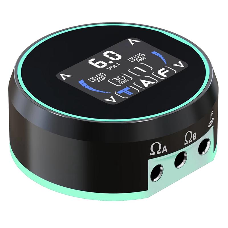 Tattoo Power Supply Aurora III Digital LED Tattoo Belt Coil With Coil And Rotary Tattoo Bolt Adapter Adjust Fre US Plug