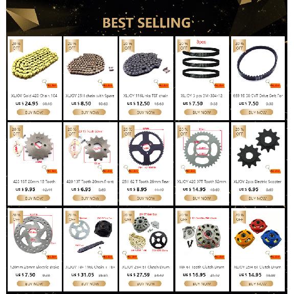 428 13 Tooth 20mm Front Chain Sprocket Gear For 50cc 70cc 90cc 110cc 125cc 140cc 150cc 160cc Engine ATV Quad Pit Dirt Trail Bike