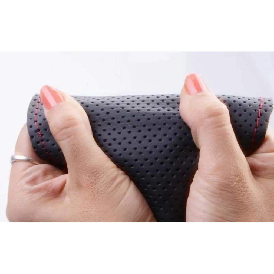 Δερμάτινο κάλυμμα τιμονιού αυτοκινήτου για ράψιμο Για Toyota Land Cruiser Prado 120 Land Cruiser (2003-2007) Τακόμα(2005-2011)