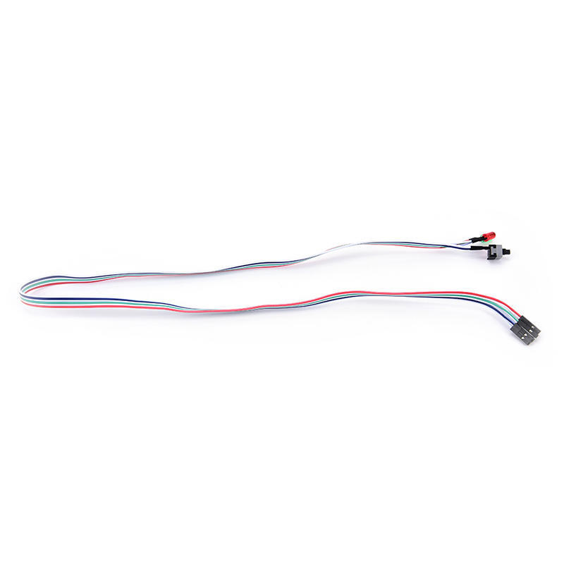 Case Desktop Atx Power On Switch Kabel Tilbakestill med HDD LED-lys For PC-datamaskin