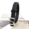 Stylish Thin Waistband For Women With Sequins High Quality PU Belt Multiple Colors Daily Wear