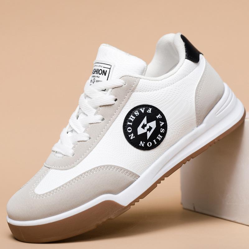 

Мужская обувь кожаная новая высококлассная обувь для путешествий модная универсальная мужская и женская спортивная обувь внешнеторговая повседневная обувь 44 белый