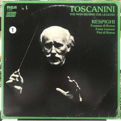 LP Record ARTURO TOSCANINI RESPIGHI  Fontane Di Roma Feste Romane Pini VL46000 RCA 1982 Italy Classical Used