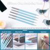 5Pcs Silicone Clay Sculpting Tool for Brush Modeling Dotting Nail Art Pottery Clay Tool DIY Carving Sculpting Tools Soft Head