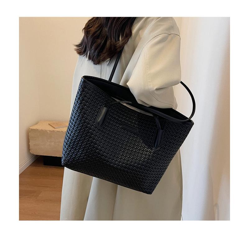 Tooxika Women's New Simple High-end Large-capacity Tote Bag Versatile Single-shoulder Underarm Bag