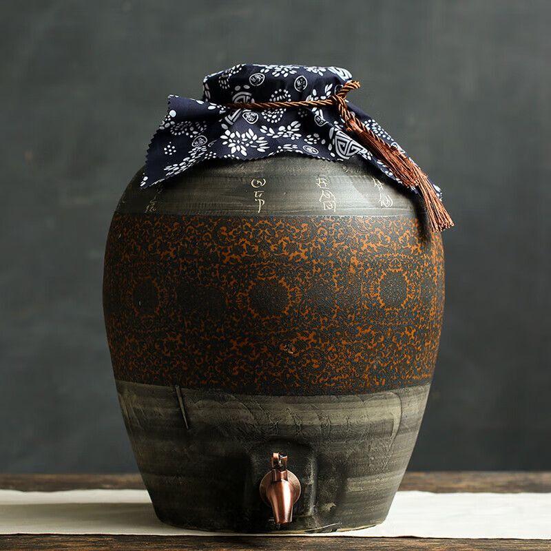 Jingdezhen Ceramic Sealed Wine Jar