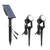 Outdoor Solar Spot Light with Stake 270-Degree Adjustable Super Bright IP65 Waterproof Auto