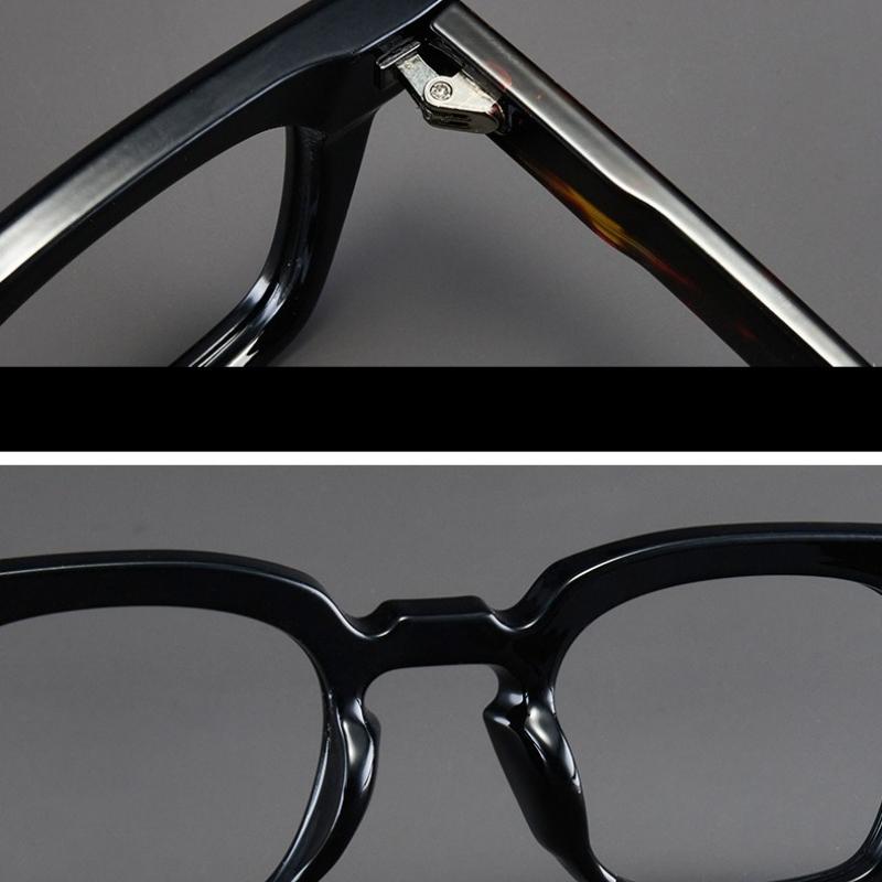 Retro HD Quadratischer Rahmen Myopie Sonnenbrille für Herren Outdoor Neutral Hohe Qualität UV-Schutz Schattierungen Dioptrien 0 bis -4.0