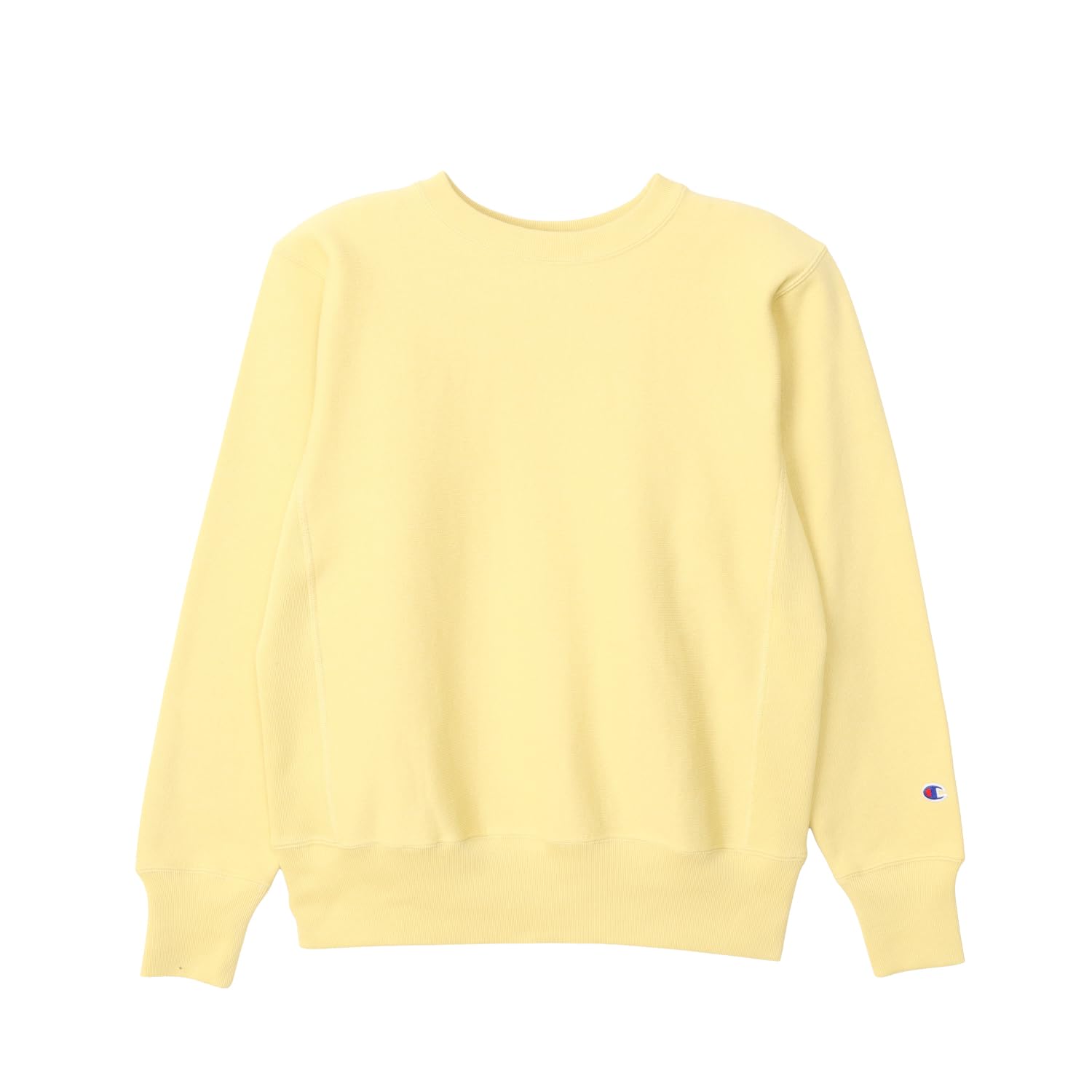 

Champion Reverse Crew Neck Long Cream Men s 11.5oz Weave® Sweatshirt, Sleeve, Yellow, C3-Y032