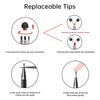 Bopomofo 2-in-1 Stylus Touch Pen Set of 5 Disc & Rubber Tip High Sensitivity and Precision