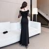 New Suspender Sexy Long Dress Dress Slim Age Reduction Night Soft Overalls Senior Technician Evening Dress