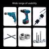 5Pcs Universal Impact Socket for 6.35mm Hexagonal Shank Tool Ratchet Wrench Socket Wrench Adapter Spanner