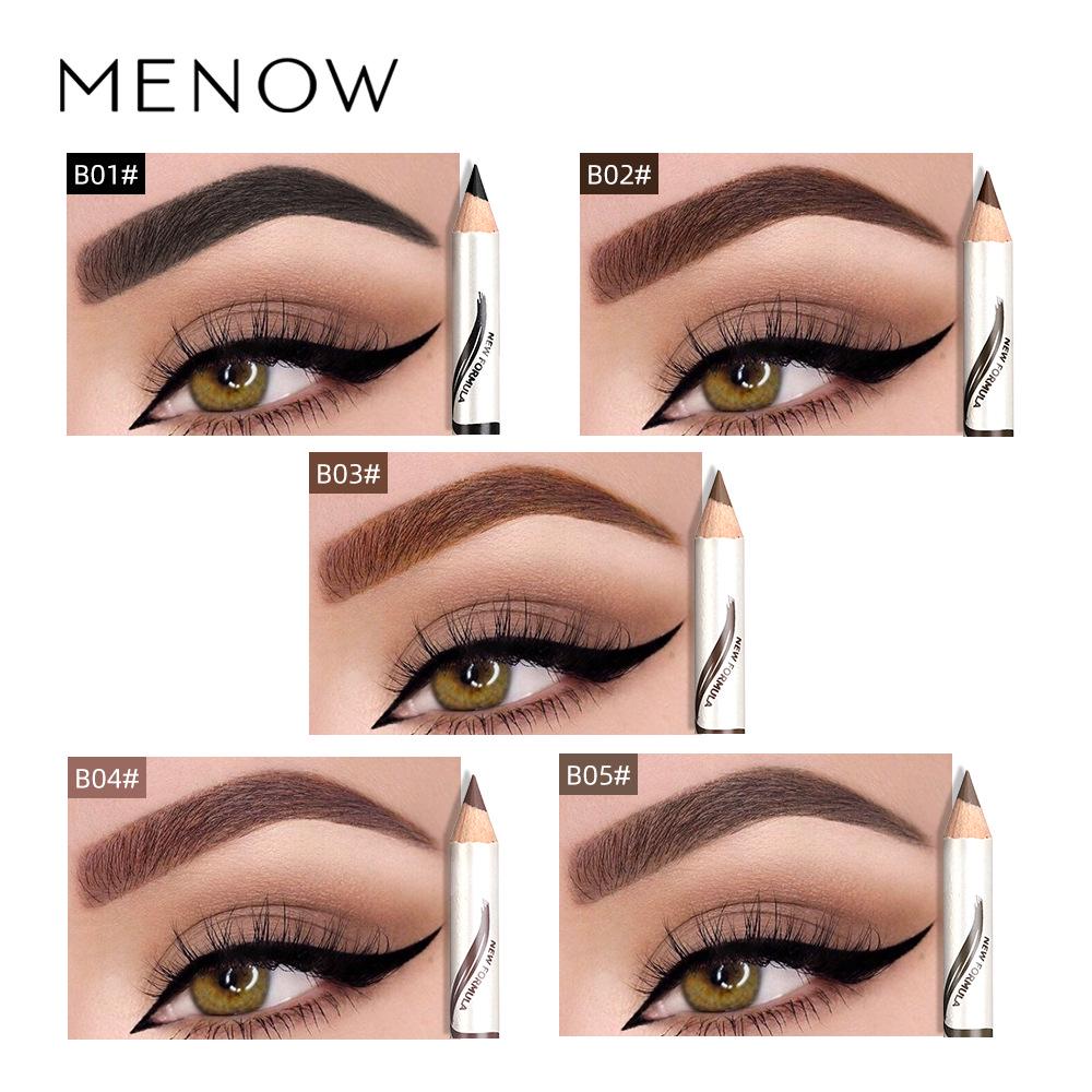 MeNow עיפרון גבות דק גבות חמש צבע עם מברשת גבות