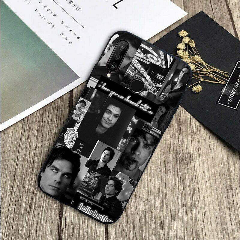 Damon Salvatore Vampire Diaries For Huawei Nova 8i 11i 12i 12s 9 10 SE Y60 Y70 Y90 Y72 Y73 Y61 Y91 P60 Pro P30 P40 Lite Case