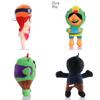 Brawl Stars Cactus Leon Nita Poco Spike Plush Toy Pendant Stylish Stuffed Doll Kids Gift