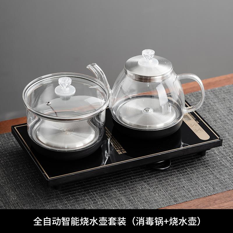 Fully Automatic Bottom Water Supply Tea Maker Kettle Household Glass Thermal Insulation Smart Teapot Tea Kettle