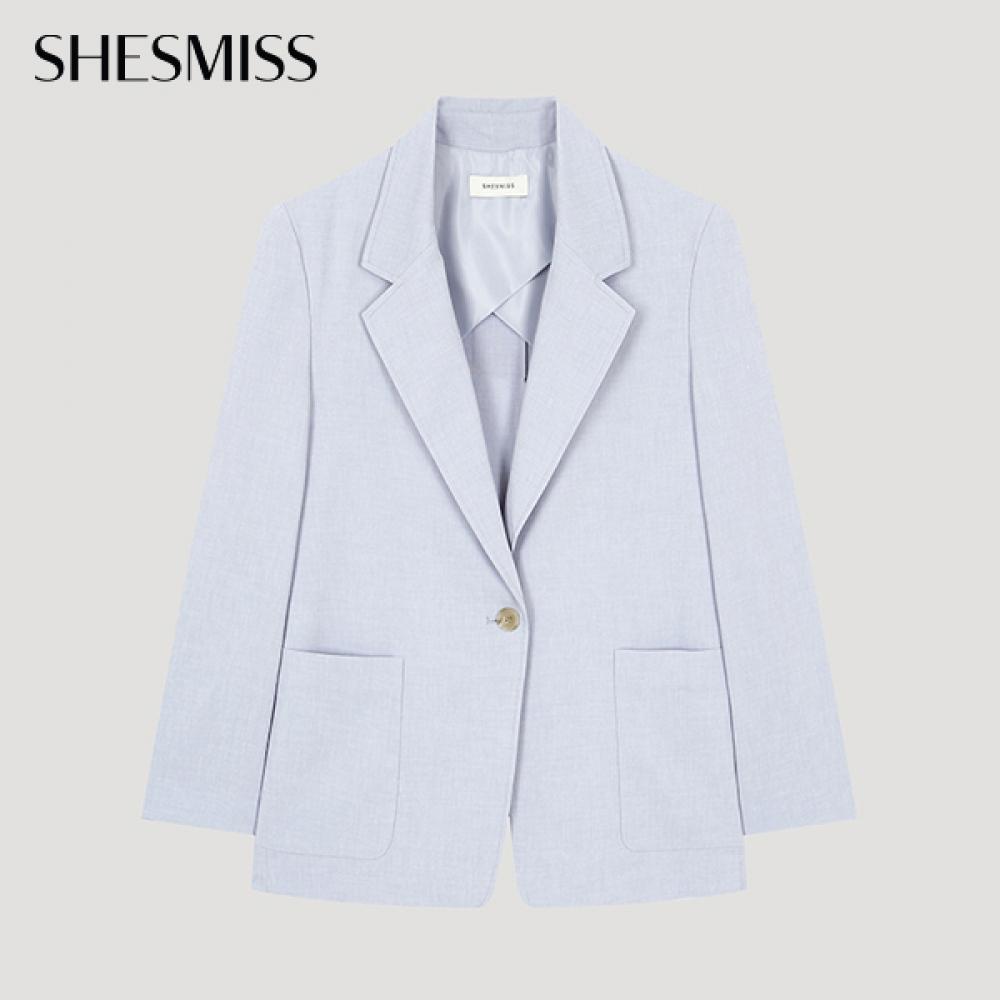 

She S miss с разрезом сзади, пиджак на одной пуговице Swwjko21710 Ll light blue/55