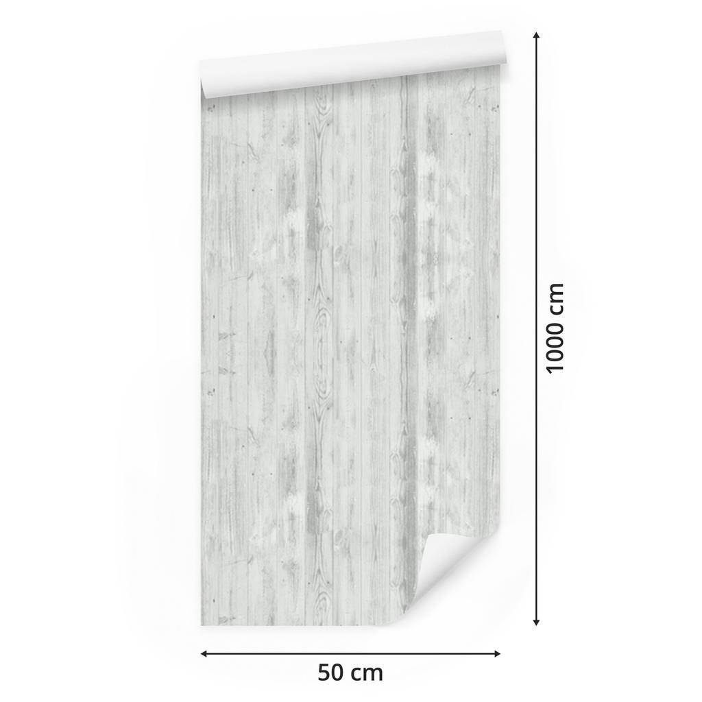 Wallpaper Fashionable light vertical wooden boards for living room and bedroom 50x1000