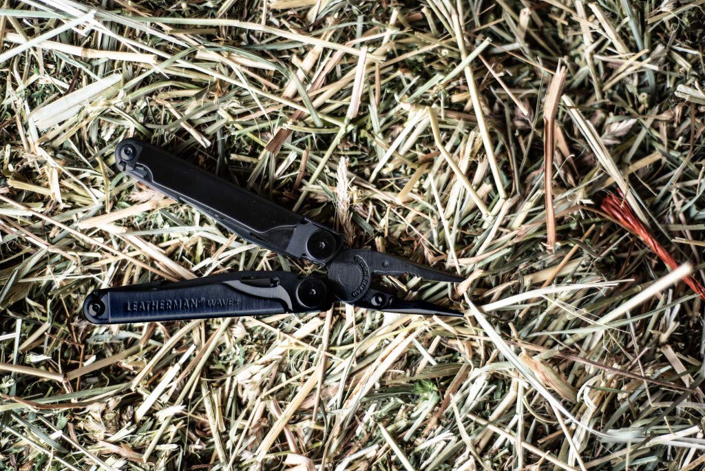 LEATHERMAN WAVE PLUS BLACK with MOLLE Case Japanese Warranty Multi-Tool [Genuine Product] 25-Year