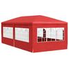 Party Tent 600 x 300 x 255 cm Red PE and Steel