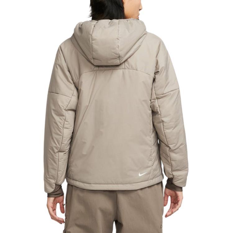 Nike Jackets Women's Gray Brown Hooded Moderate Other DQ5841-087