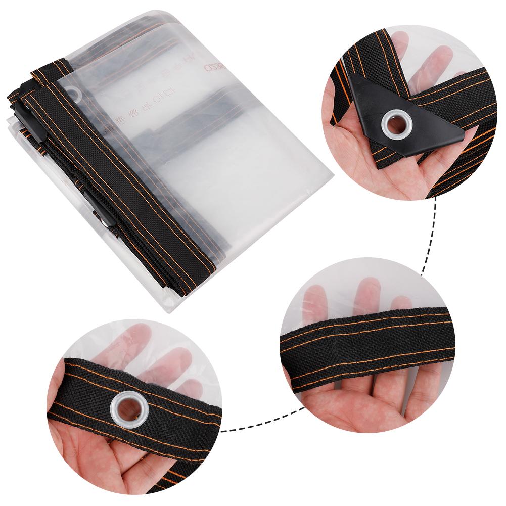 Greenhouse Sun Shade Cover Transparent Rainproof Greenhouse Film Thickened Anti Freezing Insulation