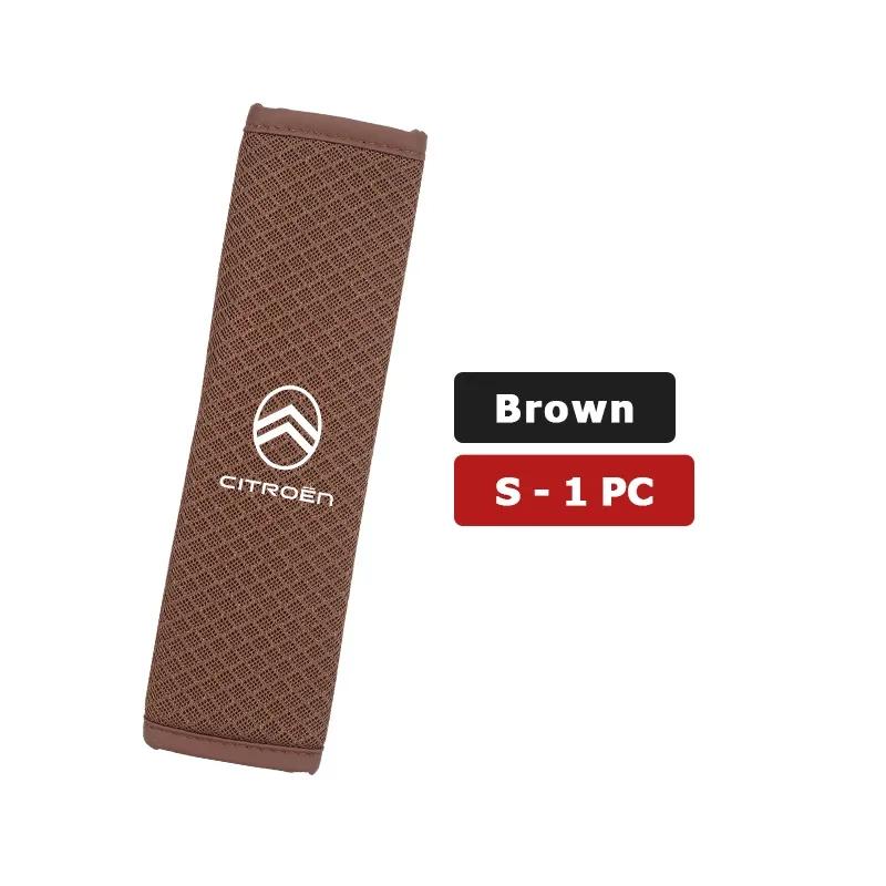 

Ice Silk Car Safety Seat Belt Shoulder Protection Padding Pad For Citroen C5 C1 C2 C6 C4L DS3 DS4 DS5 C-Elysee Grand Berlingo