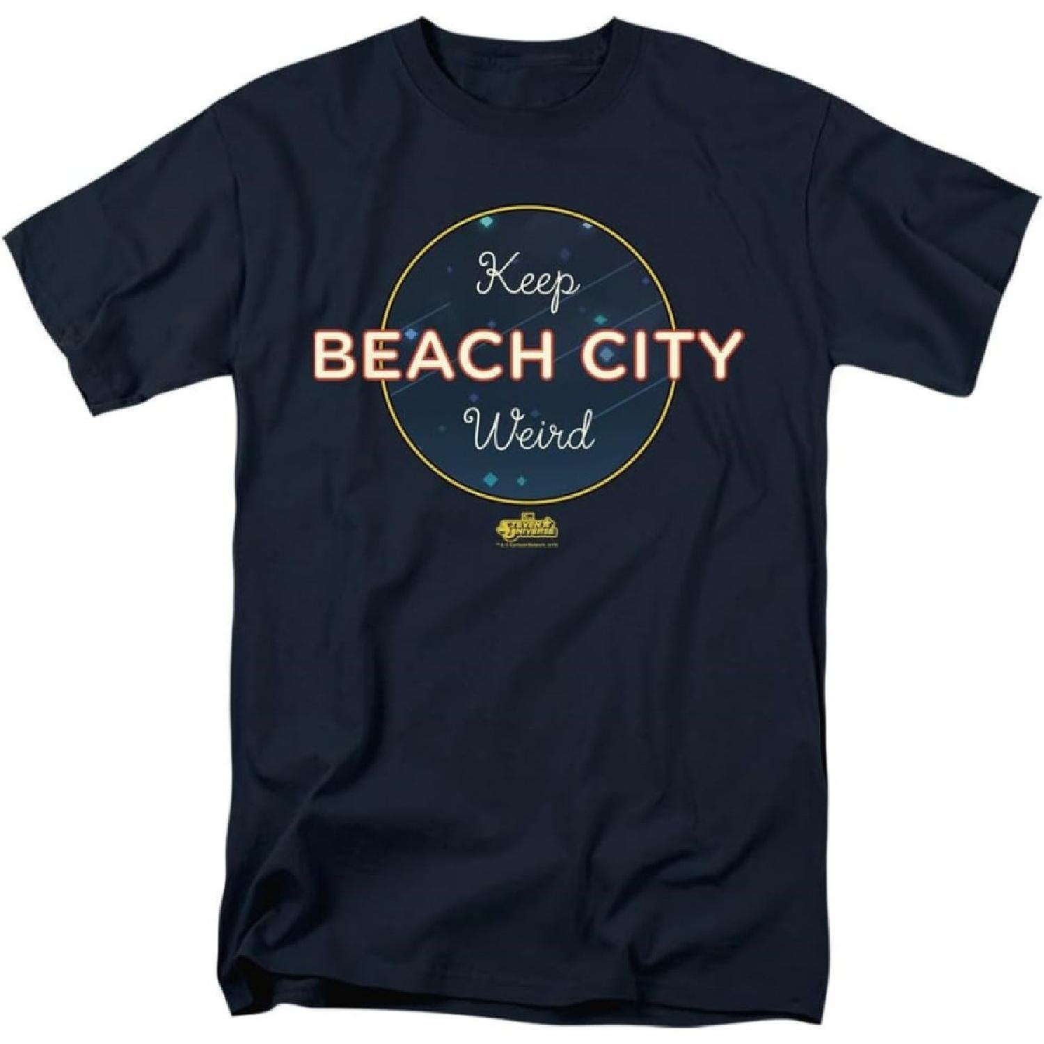 Popfunk Classic Steven Universe Keep Beach City Weird Unisex Adult T Shirt XXXXXL разноцветный