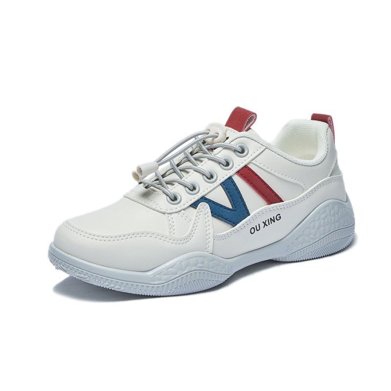 Little white shoes women's 2025 new spring women's shoes versatile students do not tie shoelaces lace-free casual sports shoes
