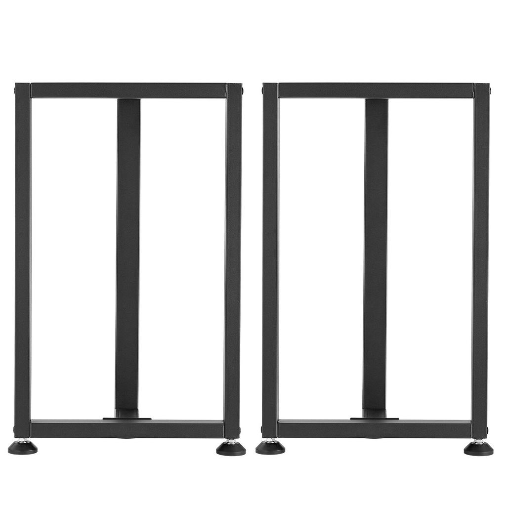 Table Legs, 740 X 450 Mm (H X W) Square T Shape Steel Furniture Legs, Modular Design, Easy Assembly, 1000 Kg Max Load Heavy Duty, for Home Office