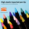 12/24/30/36/48 Color Soft Head Marker Pen Acrylic Waterproof Art Painting, Nail Doodle DIY Marking Tools Student Stationery