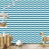 Turquoise Stripes Wallpaper, Clear Detail for Living Room and Bedroom 50x1000