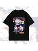 Hot Blood Adventure HUNTERxHUNTER Anime Print Summer  100% Cotton Round Neck T-Shirt Comfortable  Streetwear