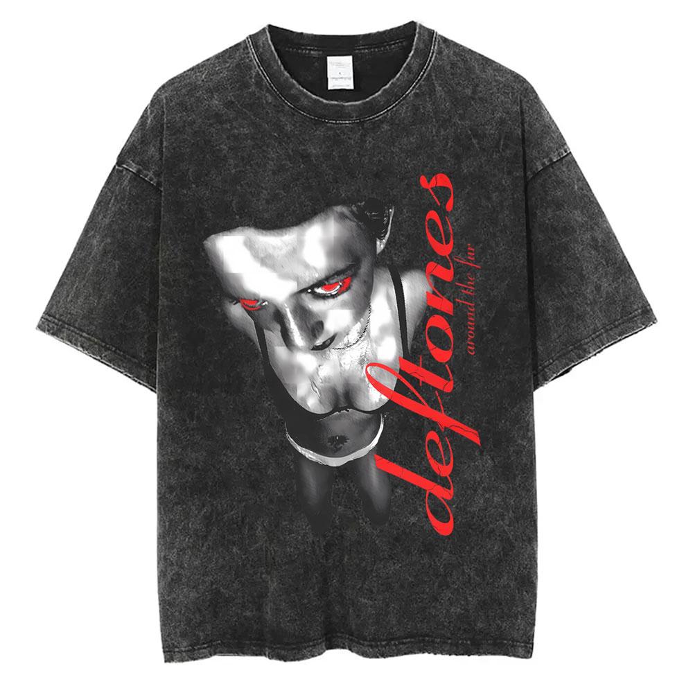 Koszulka Rockowa Deftones Prywatna Muzyka Wąż Prana Vintage Męska Damska Alternatywna Heavy Metalowa Koszulka Męska Oversize