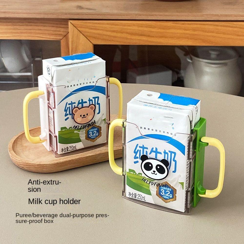 With Handles Children's Milk Cup Holder Portable Anti-overflow Cup Holders New Milk Cup